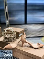 Gianvito Rossi transparent nude high heels - 6