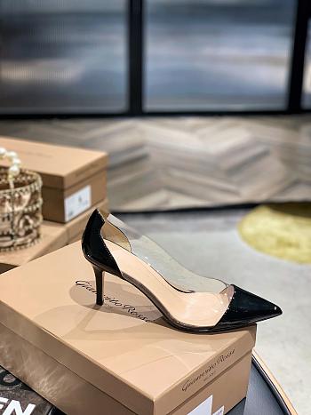 Gianvito Rossi transparent black high heels