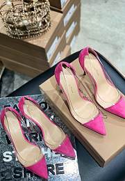 Gianvito Rossi transparent pink high heels - 6