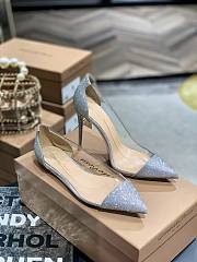 Gianvito Rossi transparent Aluminium Silver high heels - 5