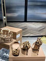 Gianvito Rossi transparent leopard print high heels - 6