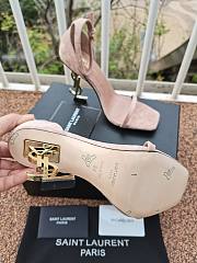 Saint Laurent Opyum 110mm YSL heel nude sandals - 2