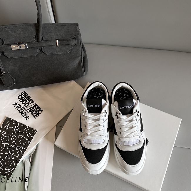 Jimmy Choo Black and White Sneaker - 1