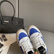 Jimmy Choo Blue and White Sneaker - 6
