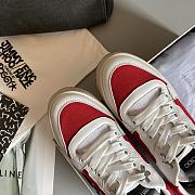 Jimmy Choo Red and White Sneaker - 2