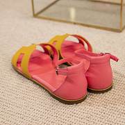 Hermes Santorini pink yellow sandal - 3