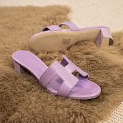 Hermes Oasis Purple sandal - 3