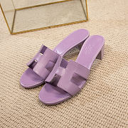 Hermes Oasis Purple sandal - 4