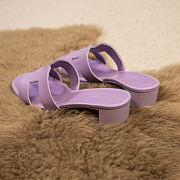 Hermes Oasis Purple sandal - 6