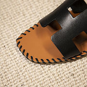 Hermes Oran Black sandal - 6