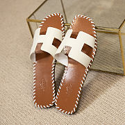 Hermes Oran White sandal - 6