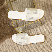 Hermes White sandal - 4