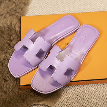 Hermes Purple sandal