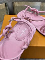LV Nova Flat Pink Sandal - 4