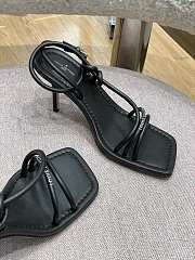 LV Nova High Heel Black sandal - 5