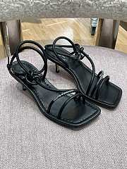 LV Nova High Heel Black sandal - 3