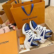 Louis Vuitton Archlight Trainer White And Blue - 4