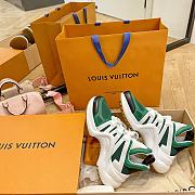 Louis Vuitton Archlight Trainer White And Green - 6
