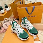 Louis Vuitton Archlight Trainer White And Green - 3