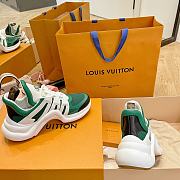 Louis Vuitton Archlight Trainer White And Green - 2