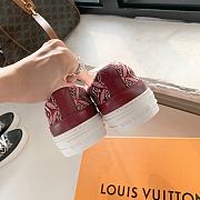 LV SQUAD DEEP RED SNEAKER - 6