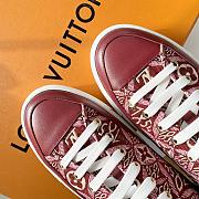 LV SQUAD DEEP RED SNEAKER - 2