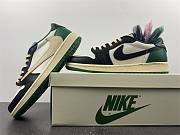 Air Jordan 1 Retro Low Green Black White x Fragment Design x Travis Scott  - DM7866-128 - 4