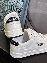 PRADA Logo leather sneakers - 04 - 6