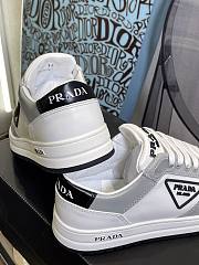 PRADA Logo leather sneakers - 05 - 4