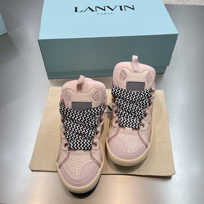 Lanvin Leather Curb Sneaker - 01 - 1