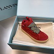 Lanvin Leather Curb Sneaker - 04 - 3