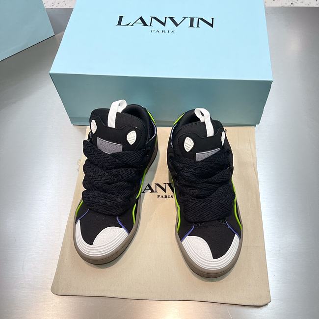 Lanvin Leather Curb Sneaker - 08 - 1