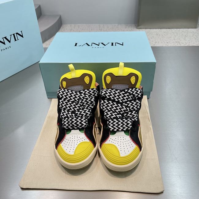 Lanvin Leather Curb Sneaker - 09 - 1