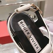 Roger Vivier Viv' Rangers Strass Buckle Sandals in Leather Off White - 2