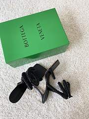 Bottega Veneta Rubber spiral and leather sandals - 667196V13Q04478 - 1