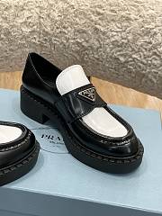 Prada Chocolate brushed leather loafers - 01 - 3