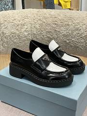 Prada Chocolate brushed leather loafers - 01 - 2