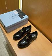 Prada Chocolate brushed leather loafers - 02 - 1