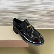 Prada Chocolate brushed leather loafers - 02 - 6
