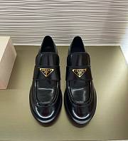 Prada Chocolate brushed leather loafers - 02 - 4