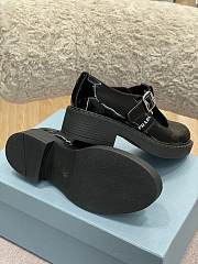 Prada Brushed-leather Mary Jane T-strap shoes - 01 - 5