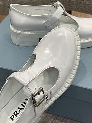 Prada Brushed-leather Mary Jane T-strap shoes - 02 - 2