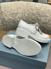 Prada Brushed-leather Mary Jane T-strap shoes - 02 - 5