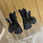 Prada Monolith leather and nylon fabric boots - 01 - 6