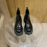 Prada Monolith brushed leather Chelsea boots - 3