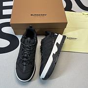Burberry Mesh and Nubuck Union Sneakers - 6