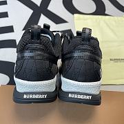 Burberry Mesh and Nubuck Union Sneakers - 4