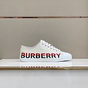Burberry Logo Print Vintage Check Cotton Sneakers 04 - 6