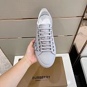 Burberry Logo Print Vintage Check Cotton Sneakers 07 - 6