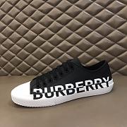 Burberry Logo Print Vintage Check Cotton Sneakers 10 - 2